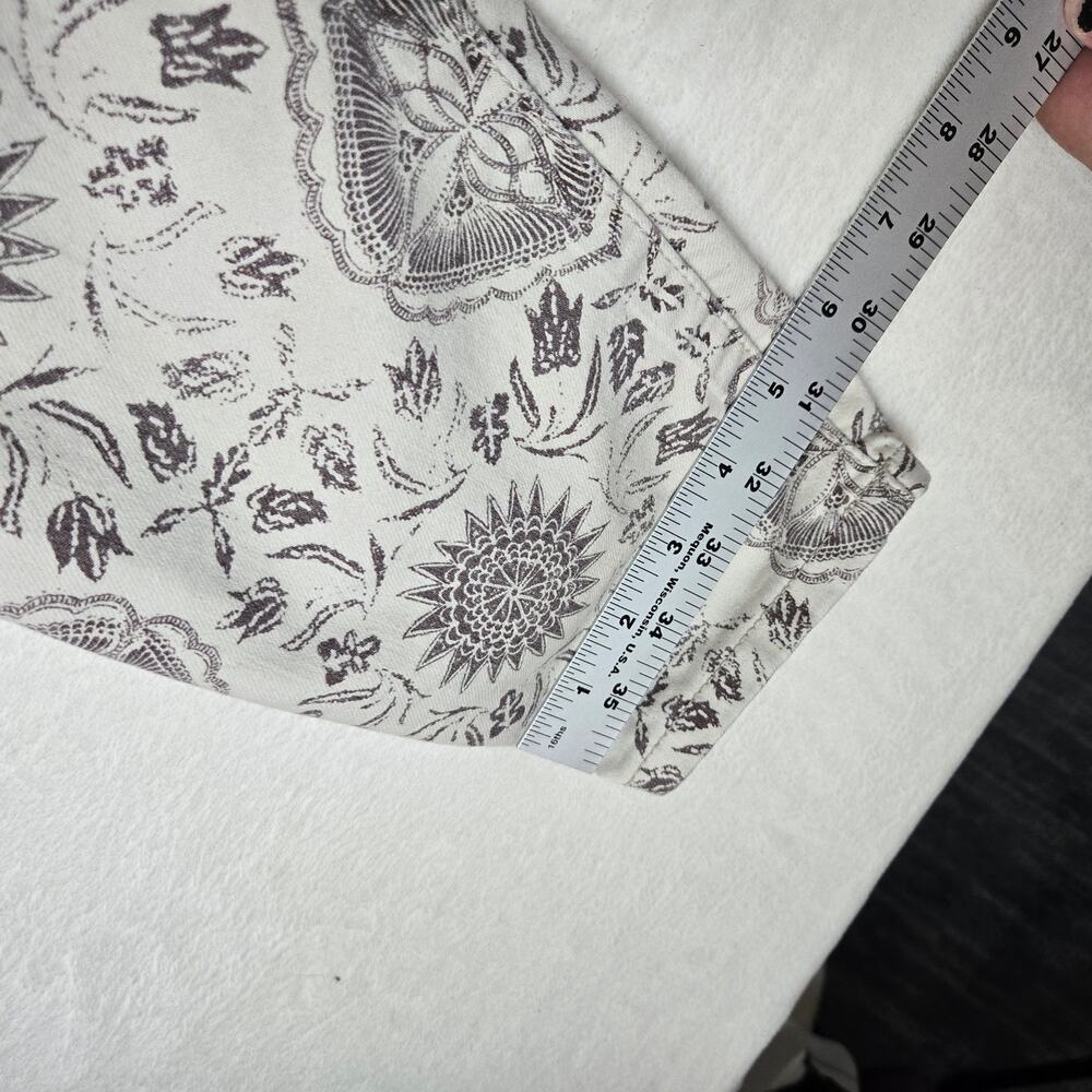 Free People Sundial Fun Print Jeans Womens size 26 0693 - Picture 10 of 11